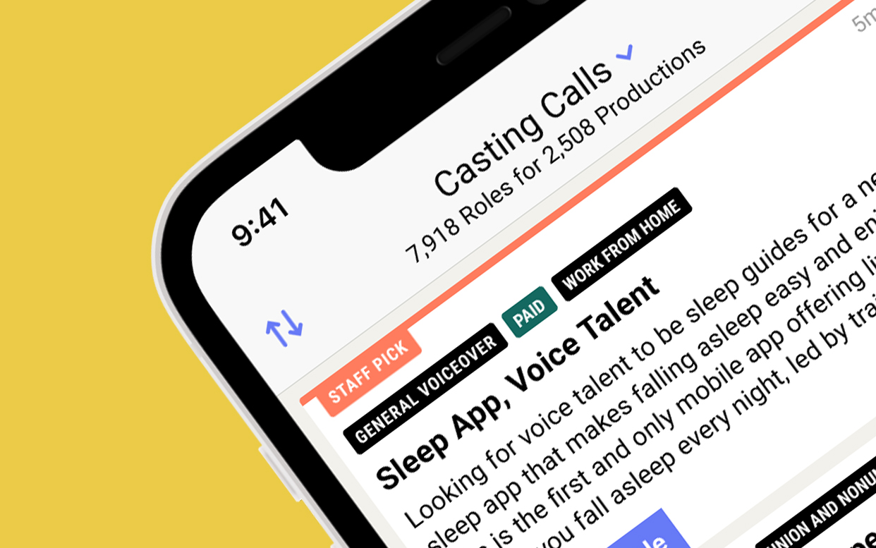 Backstage iOS App